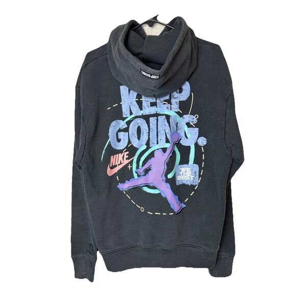 Jordan x DJ Khaled We The Best Off Noir Black Hoodie Men Medium Nike Streetwear - Picture 7 of 13